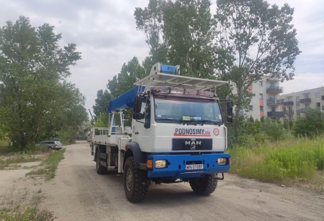 MAN L90 4x4 Emelőkosaras 35m bucket truck