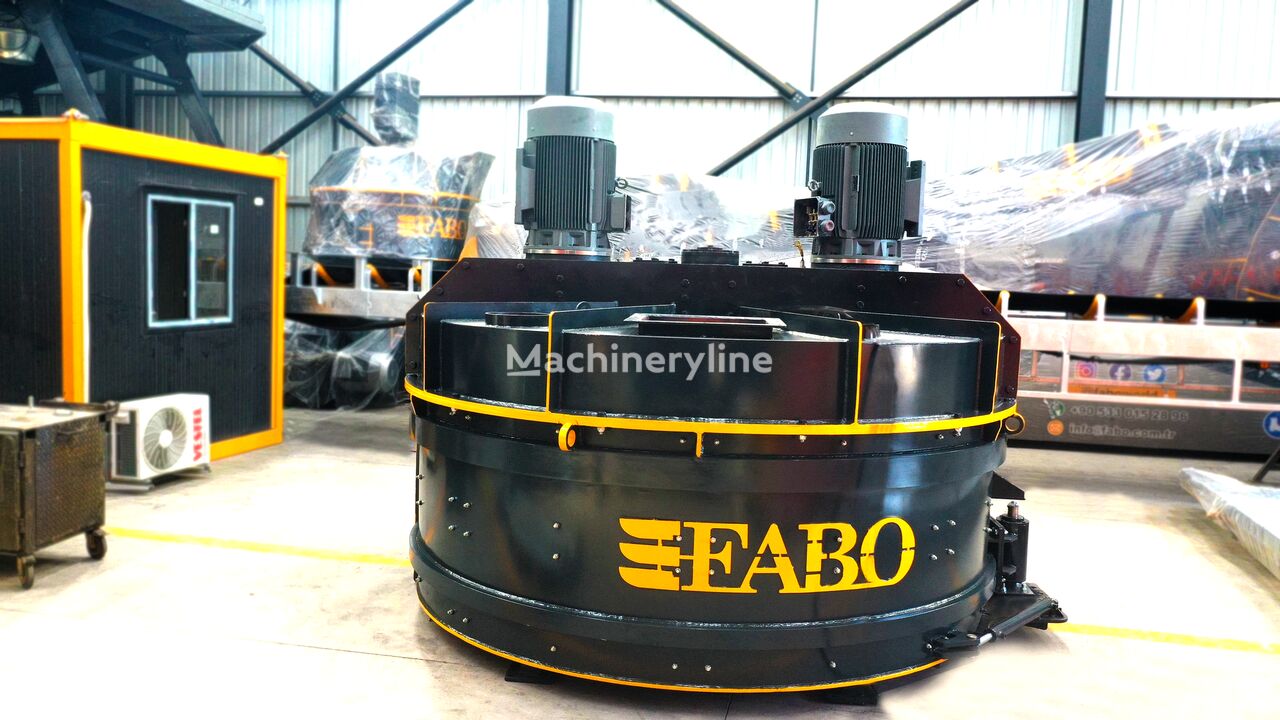 new FABO 2m3 PLANETARY MIXER | BEST QUALITY concrete mixer