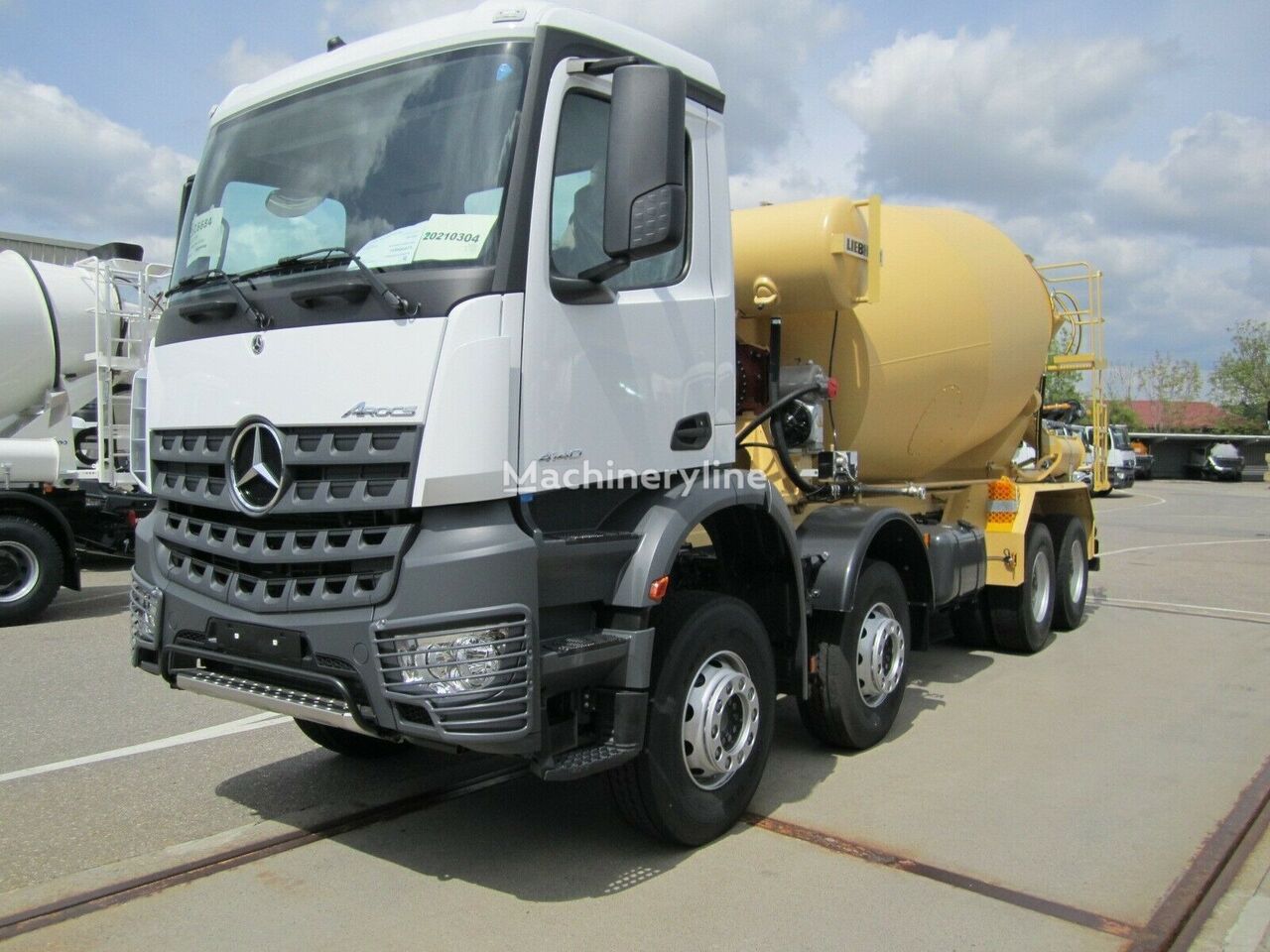new Liebherr HTM1004 on chassis Mercedes-Benz Arocs 4240 B concrete mixer truck