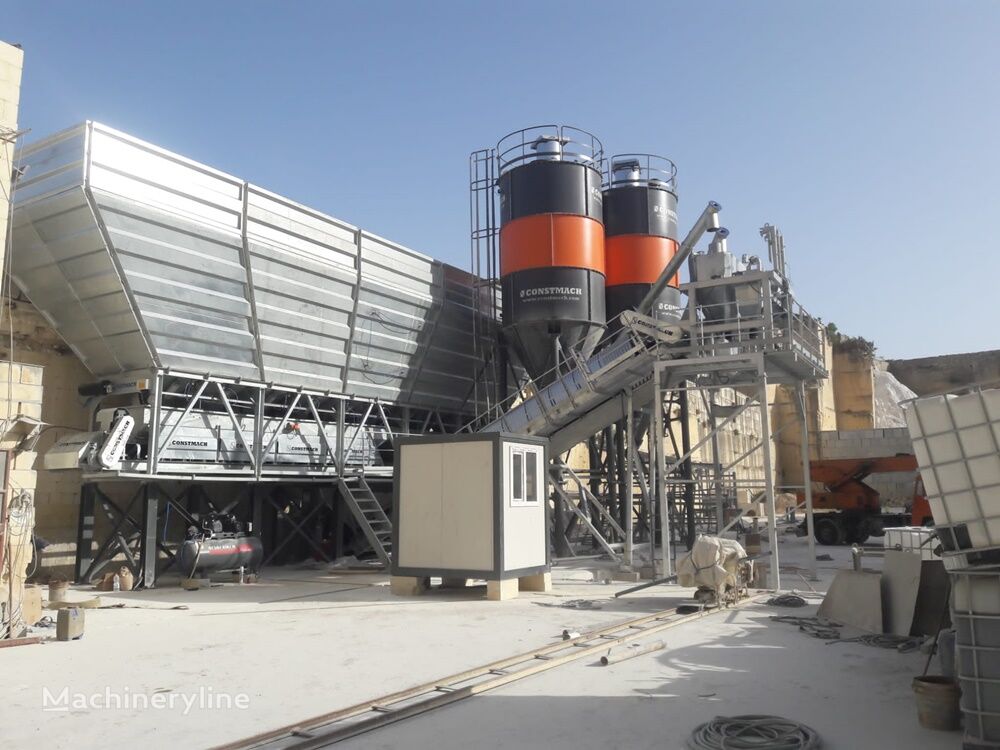 new Constmach 100 m3/h Dry Type Concrete Batching Plant concrete plant