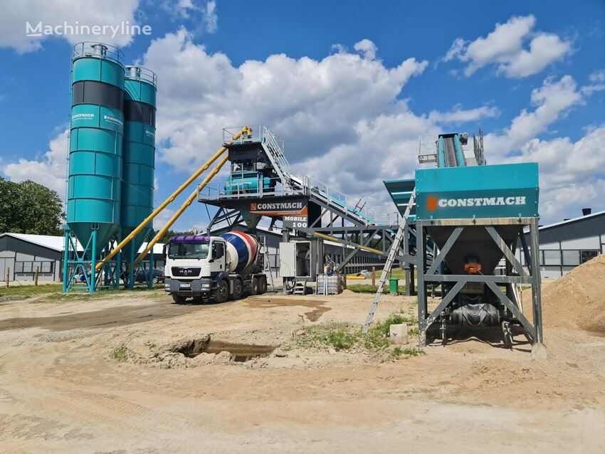 new Constmach Centrale à Béton Mobile 100 m3/h concrete plant