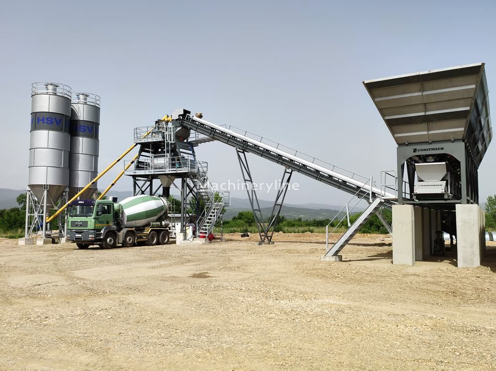 new Constmach Stationary 120 Concrete Plant - For Those Seeking High Capacity