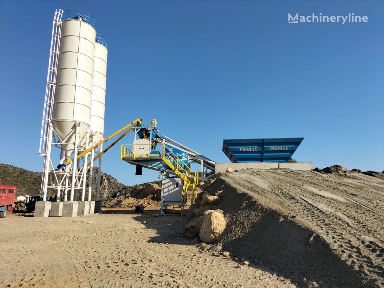 new Promax Mobile Concrete Batching Plant M60-SNG (60m³/h) concrete plant