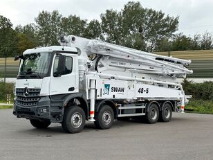 new EuromixMTP SWAN RZ-47.5  on chassis Mercedes-Benz Arocs 5 4142 concrete pump