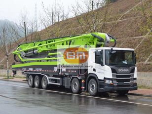 new Zoomlion Original Brand 70M  on chassis Scania 70M Concrete Pumping Trailer ZLJ5551THBSF 70X-6RZ on Scania