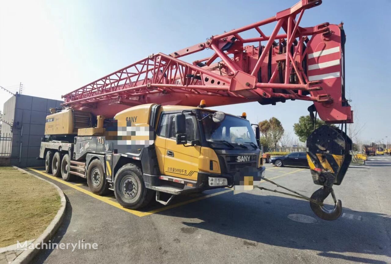 Sany 100 ton mobile truck crane for sale mobile crane