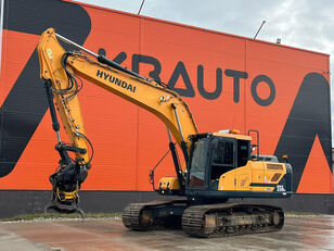 Hyundai HX 220 L ROTOTILT / AC / CENTRAL LUBRICATION / AUXILIARY HEATER tracked excavator