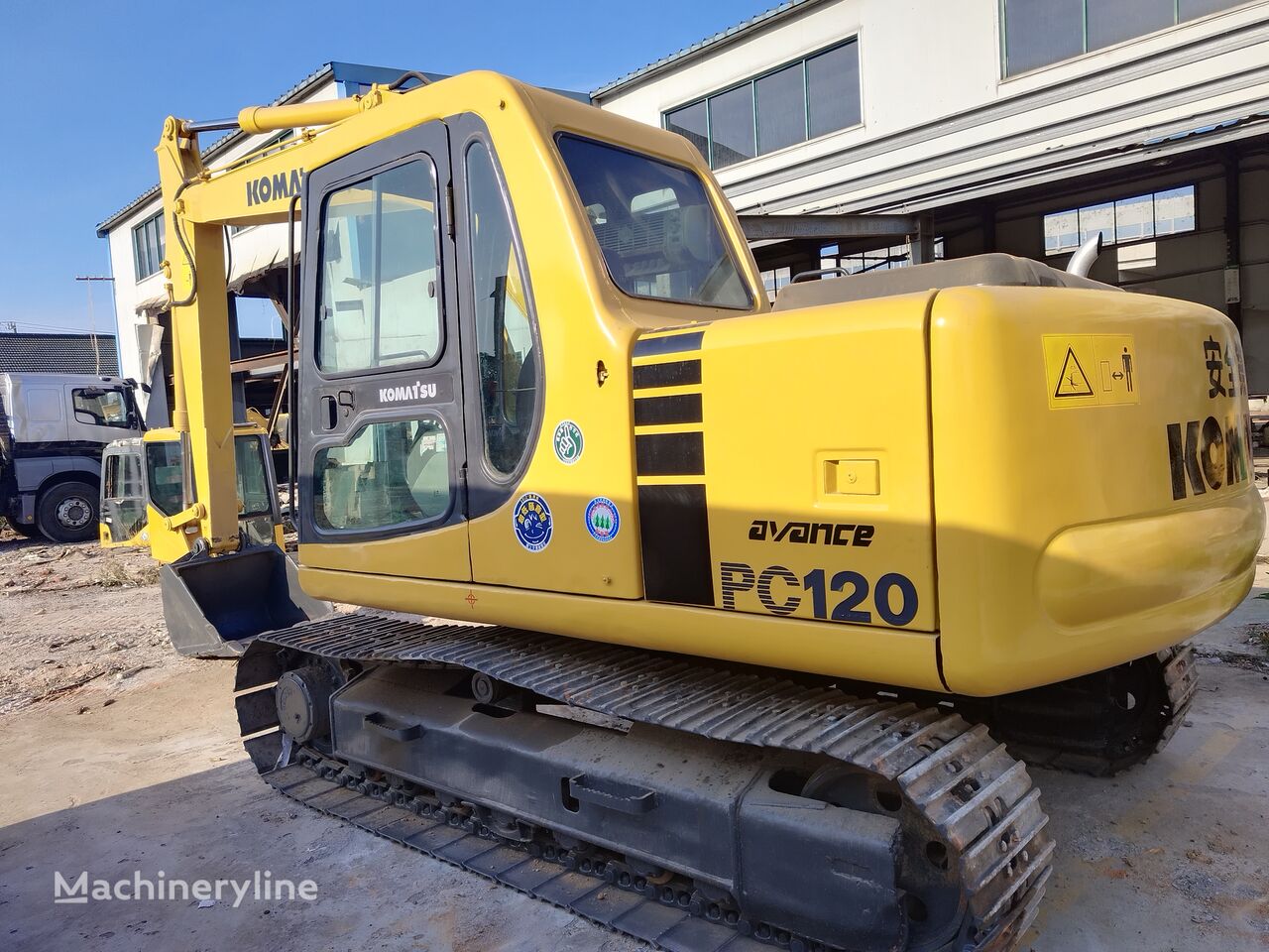 Komatsu PC120 tracked excavator