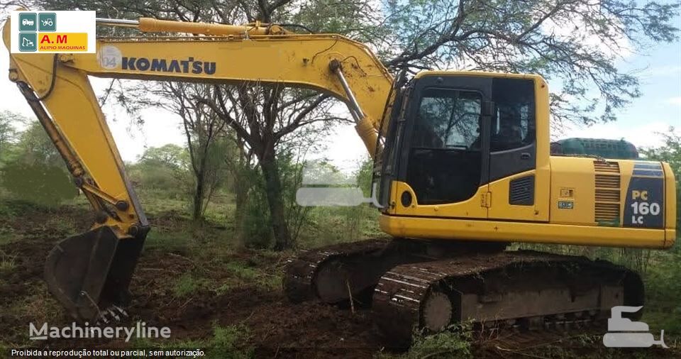 Komatsu PC160 tracked excavator