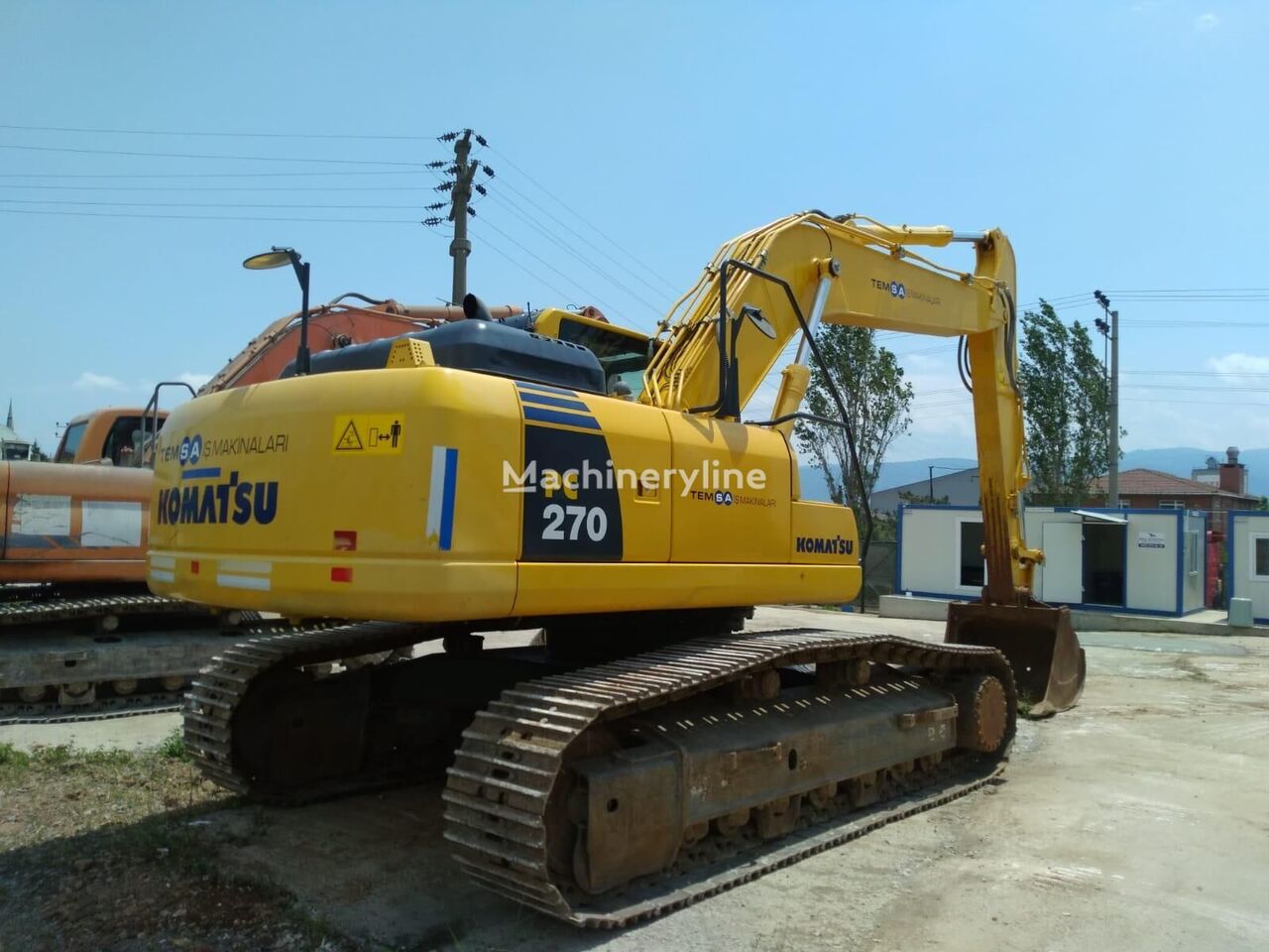 Komatsu PC270-8 tracked excavator