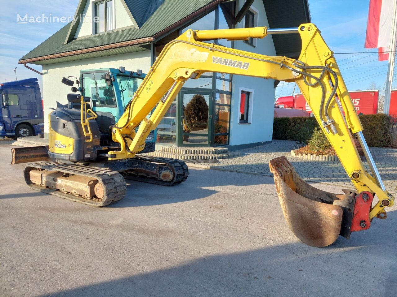 Yanmar Vio 80 tracked excavator