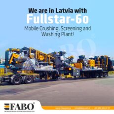 new FABO FULLSTAR-60 Crushing, Washing & Screening Plant mobile crushing plant
