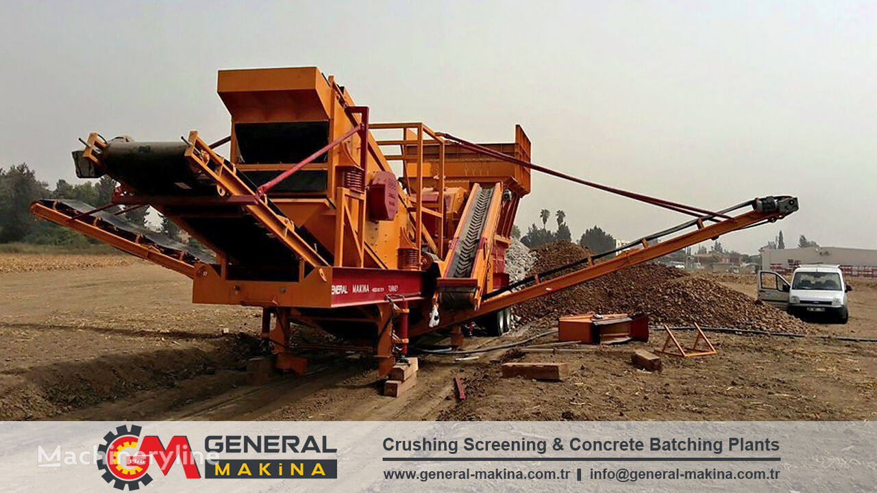 new General Makina GNR800 Stone Crusher mobile crushing plant
